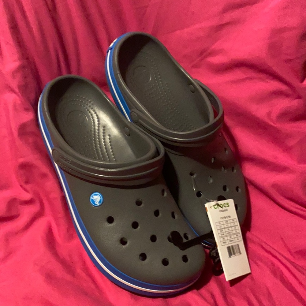 Charcoal/Ocean Crocbands, sz. 11